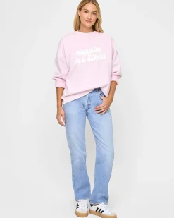 Hot Legend Sweatshirt - Blush Loungewear