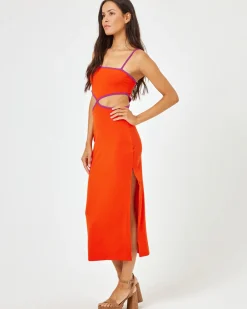 New Libra Dress - Berry-Pimento Dresses