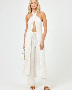 New Lily Pant - Cream Cover-ups|Bottoms