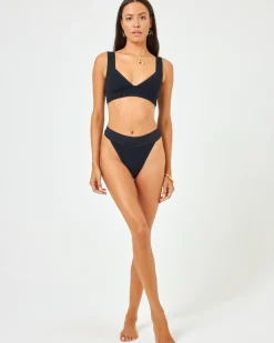 Outlet Lola Bikini Bottom - Black Classic|Bitsy