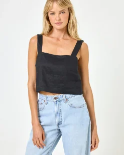 Clearance Long Island Top - Black Sets|Tops