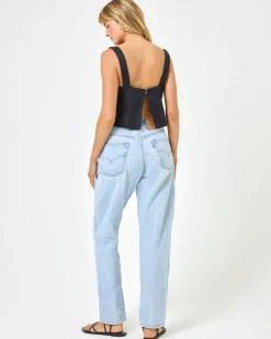 Clearance Long Island Top - Black Sets|Tops