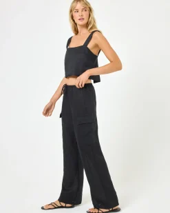 Clearance Long Island Top - Black Sets|Tops