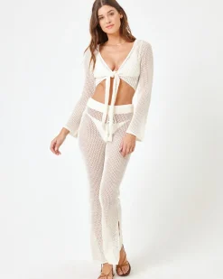New Los Cabos Pant - Cream Sets|Cover-ups