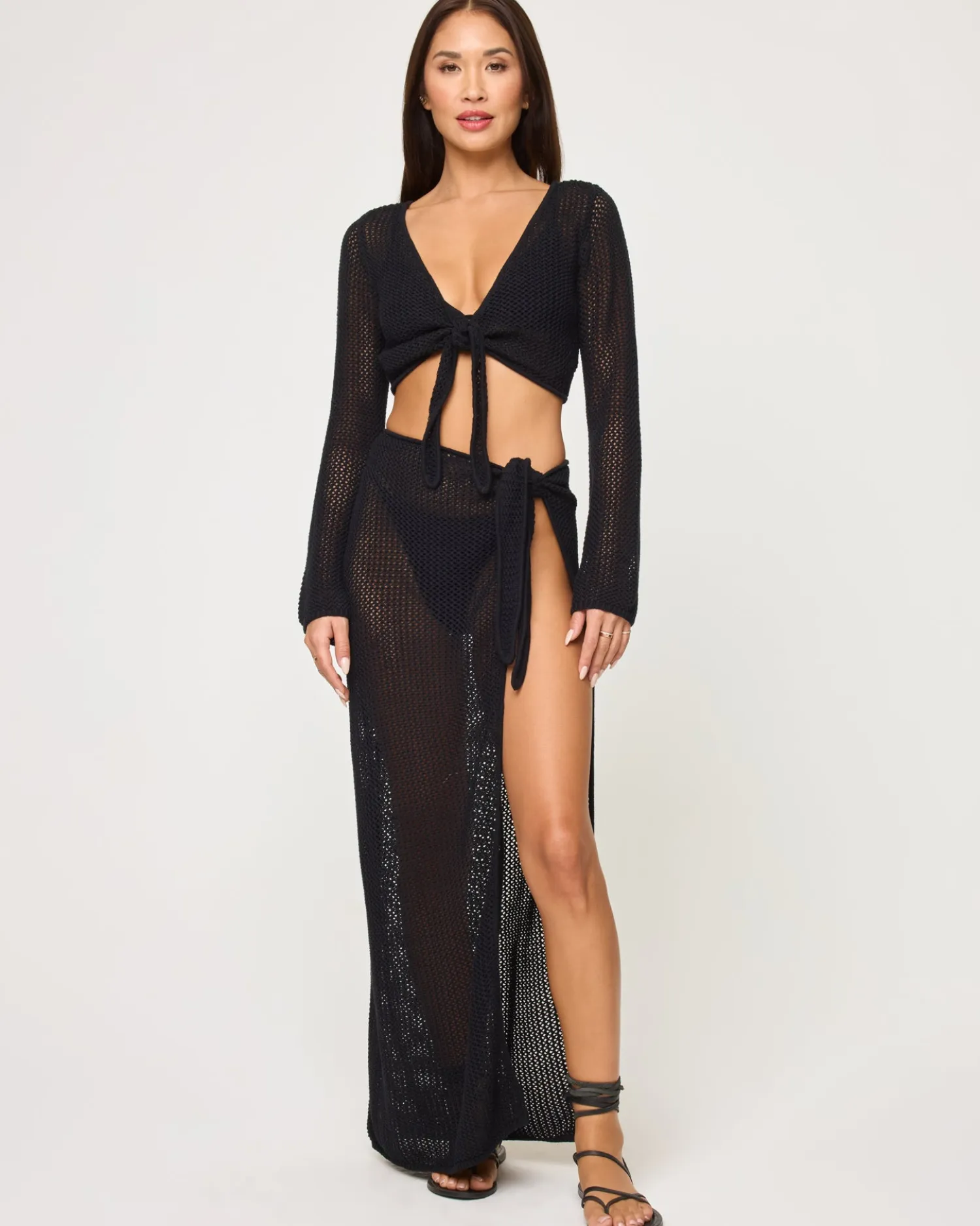 New Los Cabos Top - Black Sets|Cover-ups
