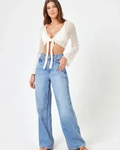 Sale Los Cabos Top - Cream Sets|Cover-ups