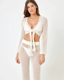 Sale Los Cabos Top - Cream Sets|Cover-ups