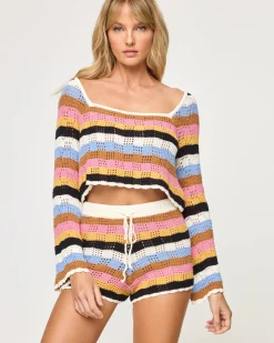 Online Lost Tides Top - Maldives Stripe Sets|Sweaters