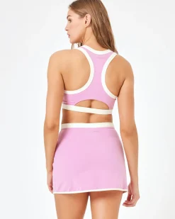 New X Anthropologie Campbell Skort - Pink Lady Bottoms