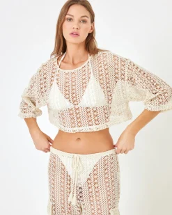 Hot X Anthropologie Gigi Top - Natural Cover-ups|Tops