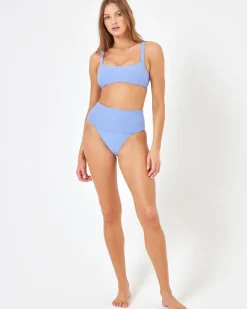 Online X Anthropologie Jess Bikini Top - Peri Blue Bikini Tops