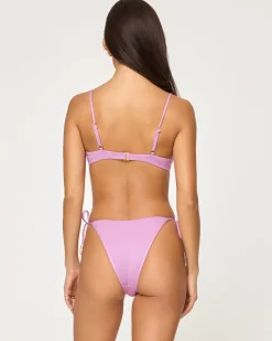 Clearance Lucia Bikini Bottom - Mauve Bitsy|Bikini Bottoms