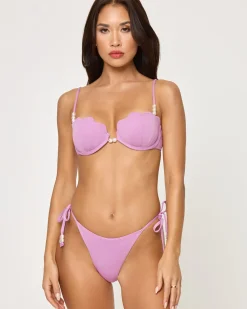 Clearance Lucia Bikini Bottom - Mauve Bitsy|Bikini Bottoms