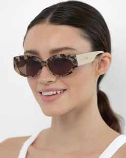 New Lu Goldie Aurelie Sunglasses - Chocolate Sunglasses