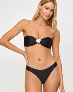 New Luminescent Bikini Top - Black Bikini Tops