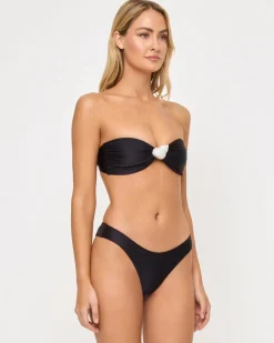 New Luminescent Bikini Top - Black Bikini Tops
