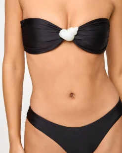 New Luminescent Bikini Top - Black Bikini Tops