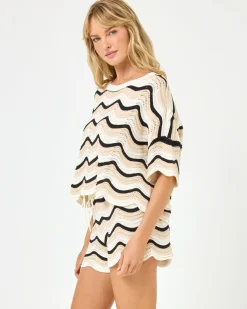 Outlet Make Waves Knit Short - Costa Nova Waves Sets|Loungewear