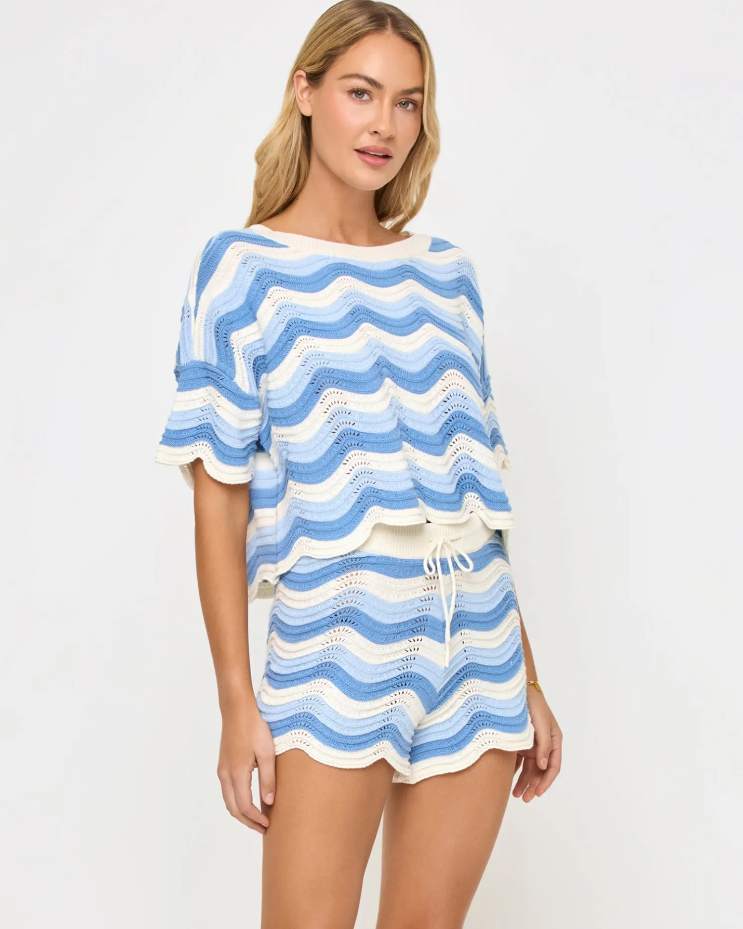 Online Make Waves Sweater - Blue Crush Sets|Loungewear