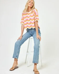 New Make Waves Sweater - Catching Sun Sets|Loungewear