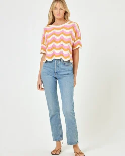 New Make Waves Sweater - Catching Sun Sets|Loungewear
