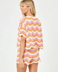 New Make Waves Sweater - Catching Sun Sets|Loungewear