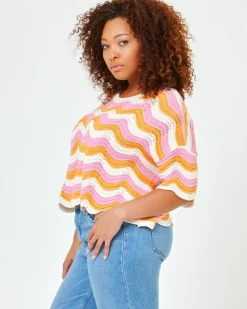 New Make Waves Sweater - Catching Sun Sets|Loungewear