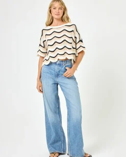 Fashion Make Waves Sweater - Costa Nova Waves Sets|Loungewear