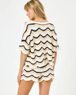 Fashion Make Waves Sweater - Costa Nova Waves Sets|Loungewear