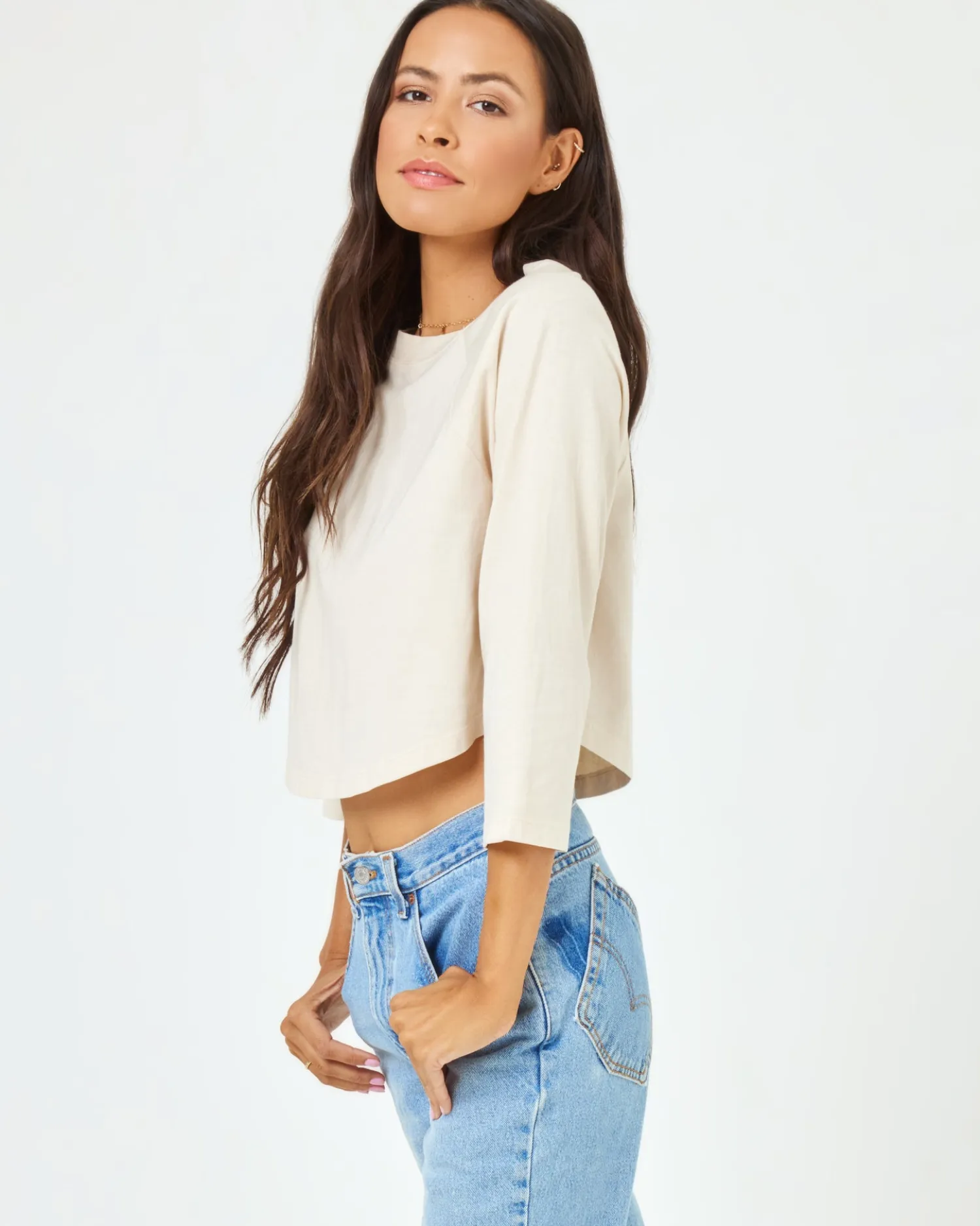 Discount Mel Tee - Tapioca Basics|Tops