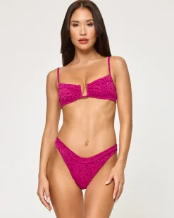 New Mercer Bikini Bottom - Berry Classic|Bikini Bottoms