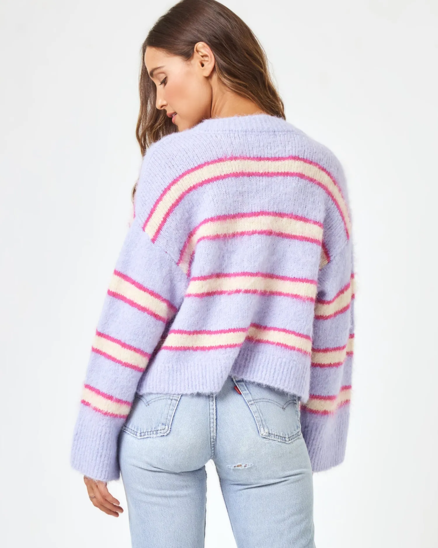 Clearance Montauk Sweater - Sandy Dune Stripe Sets|Loungewear