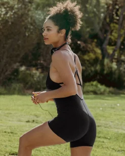 Discount Owen Romper - Black Dresses & Jumpsuits