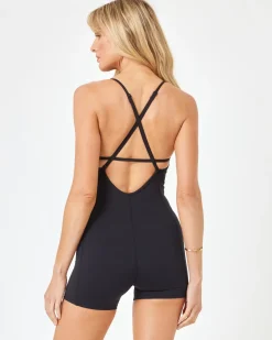 Discount Owen Romper - Black Dresses & Jumpsuits