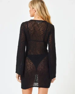 Outlet Palisades Cover-Up - Black Cover-ups