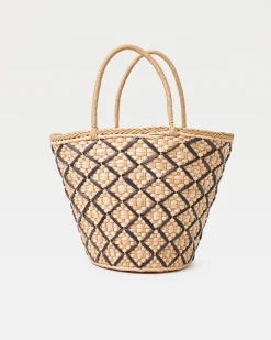 Outlet Palma Nights Bag - Natural-Black Bags