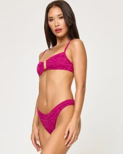 Sale Peyton Bikini Top - Berry Bralette|Bikini Tops