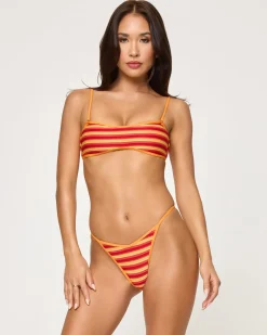 New Pixie Bikini Bottom - Sunset Stripe Bitsy|Bikini Bottoms