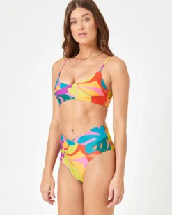 Hot Printed High Tide Bikini Top - Copacabana Bikini Tops