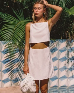 Fashion Racquel Dress - Cream Dresses