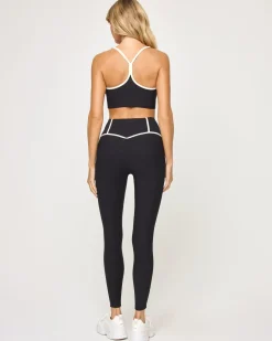Fashion Revel Legging - Black-Cream Bottoms