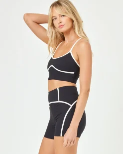 Best Revel Short - Black-Cream Bottoms