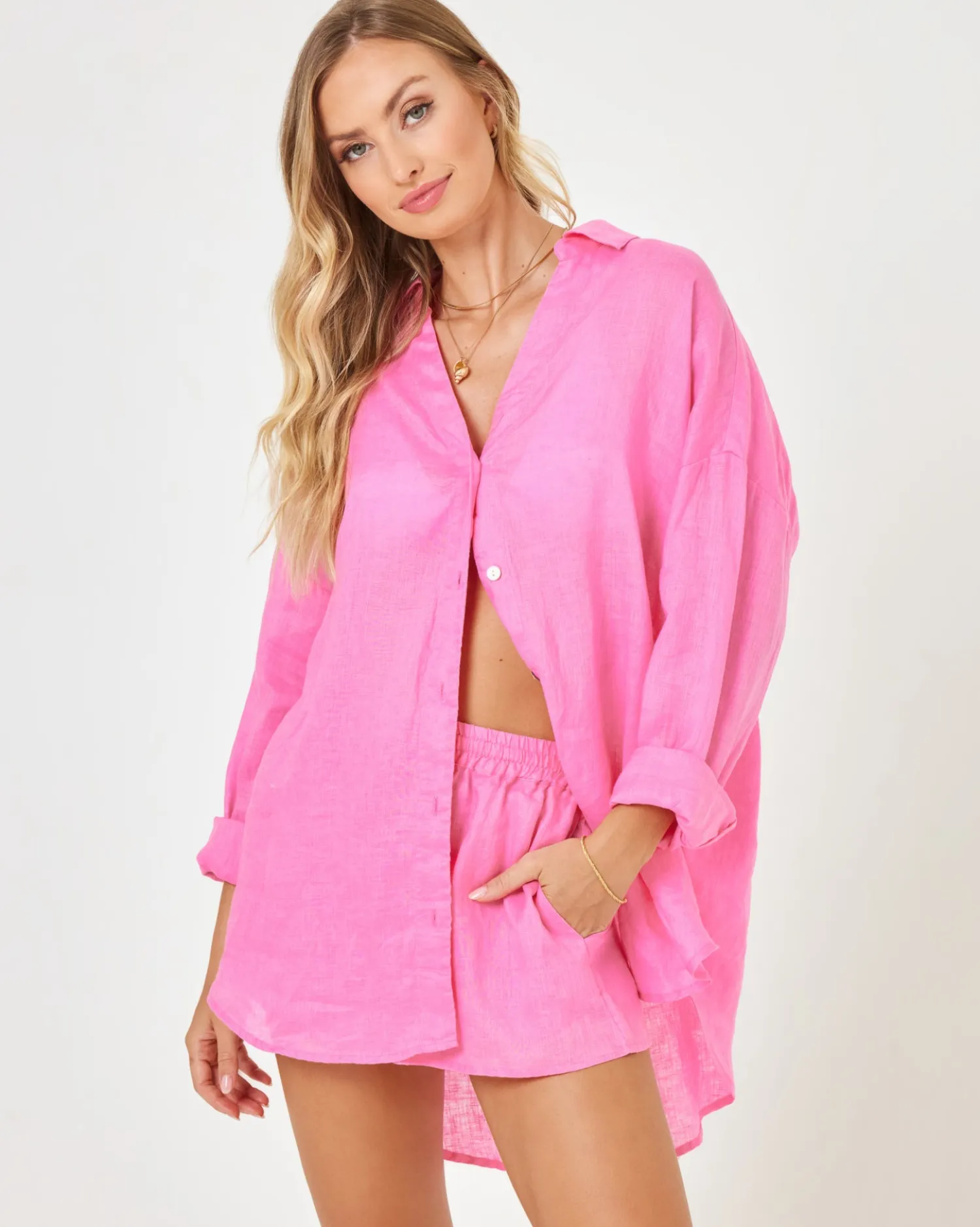 Clearance Rio Short - Guava Sets|Cover-ups