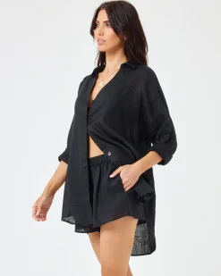 Discount Rio Tunic - Black Sets|Cover-ups