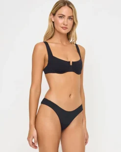 Best Rocky Bikini Bottom - Black Full|Classic
