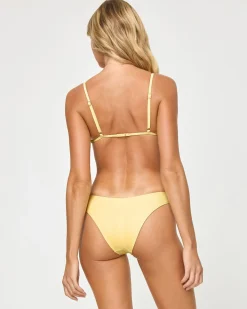 Outlet Rocky Bikini Bottom - Ribbed Daisy Classic|Bikini Bottoms