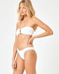 Fashion Rocky Bikini Bottom - White Classic|Bikini Bottoms