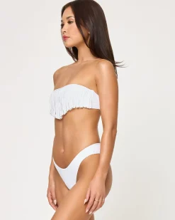 Fashion Rocky Bikini Bottom - White Classic|Bikini Bottoms