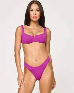 Discount Rocky Bikini Bottom - Wild Aster Bikini Bottoms