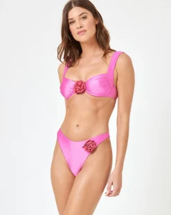 Online Rosette Leilani Bikini Bottom - Pink Quartz Bitsy|Bikini Bottoms